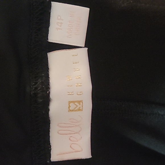 Belle by Kim Gravel Black Pull-On Pants - 14P - Picture 3 of 5